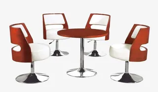 时尚简约桌椅免抠