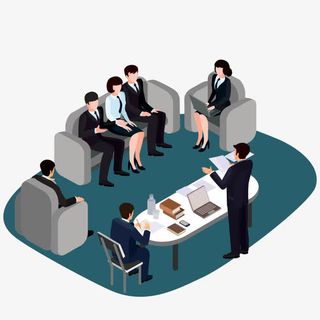 企业会议场景免抠