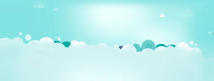 卡通文艺蓝色气泡渐变背景高清