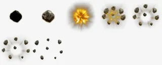 石头爆炸过程图海报背景