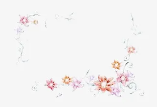 花朵手抄报花边免抠