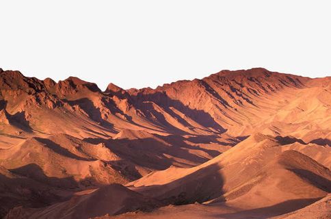 黄色沙漠地貌免抠