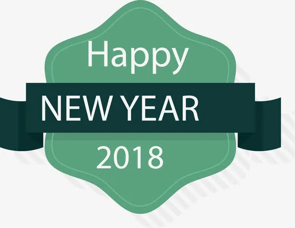 新年标签设计免抠