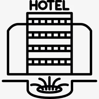 酒店门口图标免抠