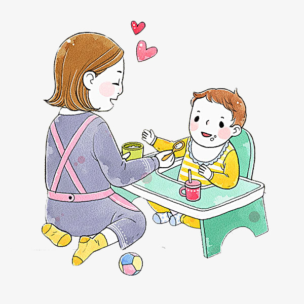 在喂饭的妈妈免抠