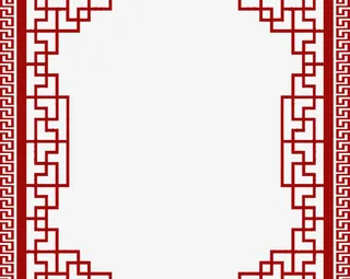 古典中国古风边框免抠