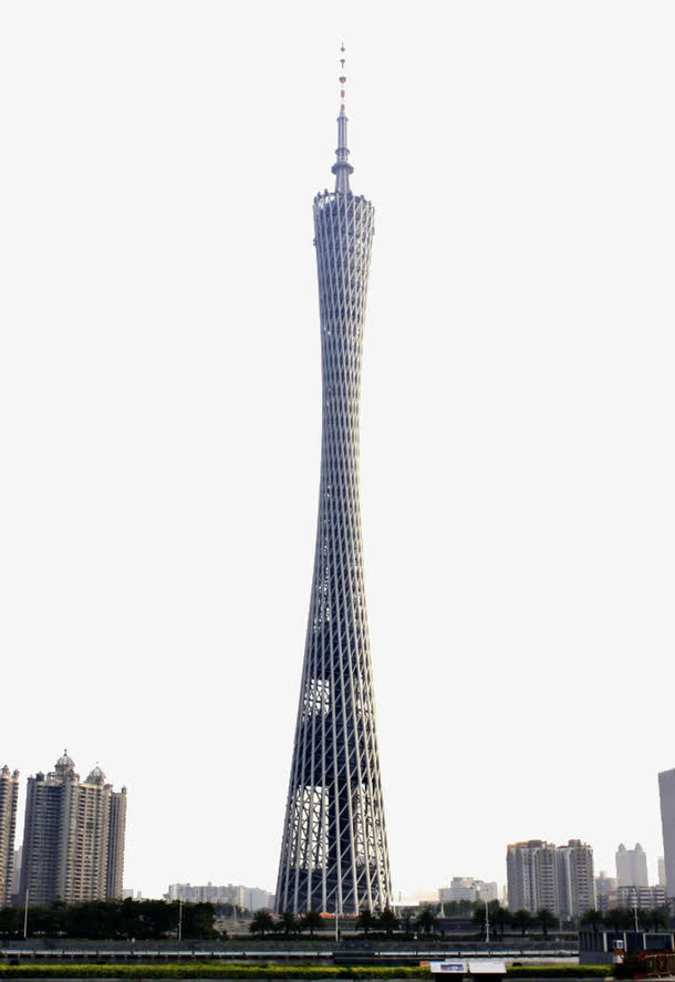 广州塔建筑免抠