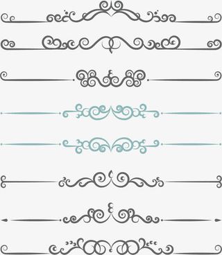 中国风传统花纹素材免抠