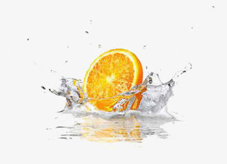 水中橙子免抠