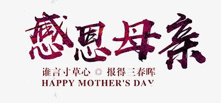 感恩母亲节免抠