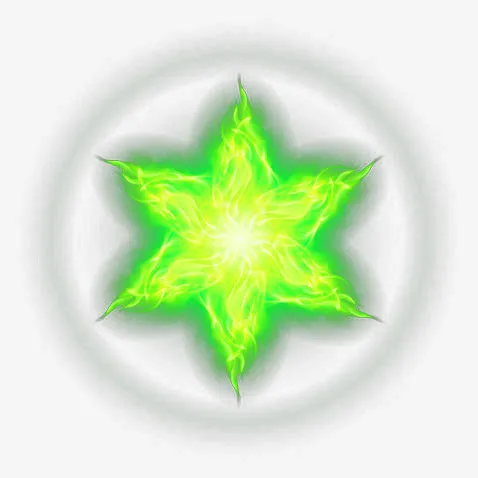 六角星装饰素材免抠