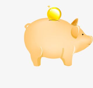 卡通金融金币免抠