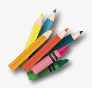 卡通画画笔免抠