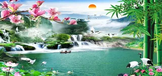 山水风景画高清