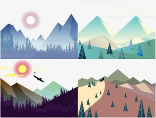 风景图集合免抠