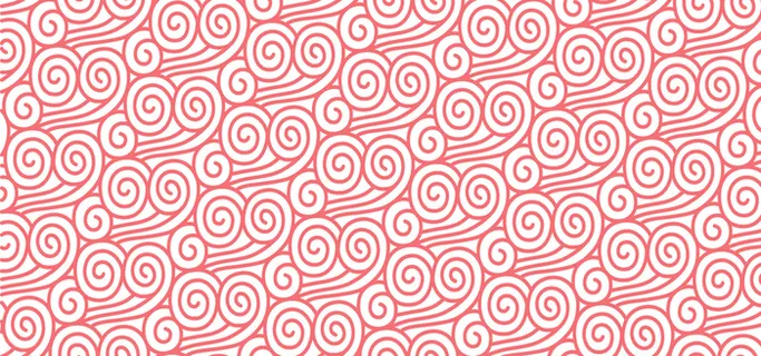 春节祥云文艺红色banner背景高清