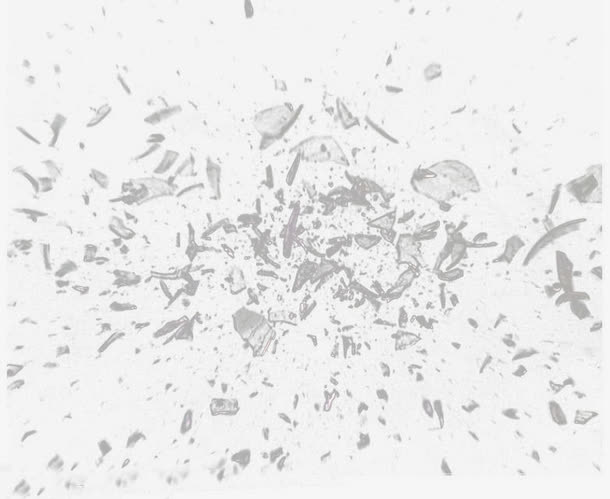白色动感飘散石屑效果免抠