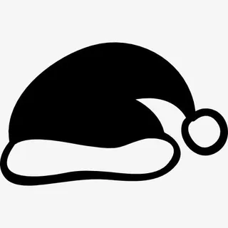 圣诞老人的帽子图标免抠