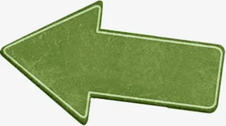 绿色箭头雪地素材免抠