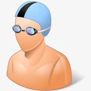 运动游泳男光图标免抠