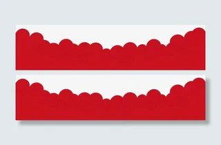 云纹 底部 修饰png素材免抠