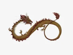 中国风 古典中国龙PNG透明背景素材
