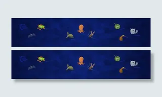 超萌海底可爱水生物免抠