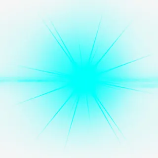 蓝色十字光免抠