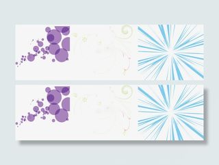 矢量紫色小圆圈免抠