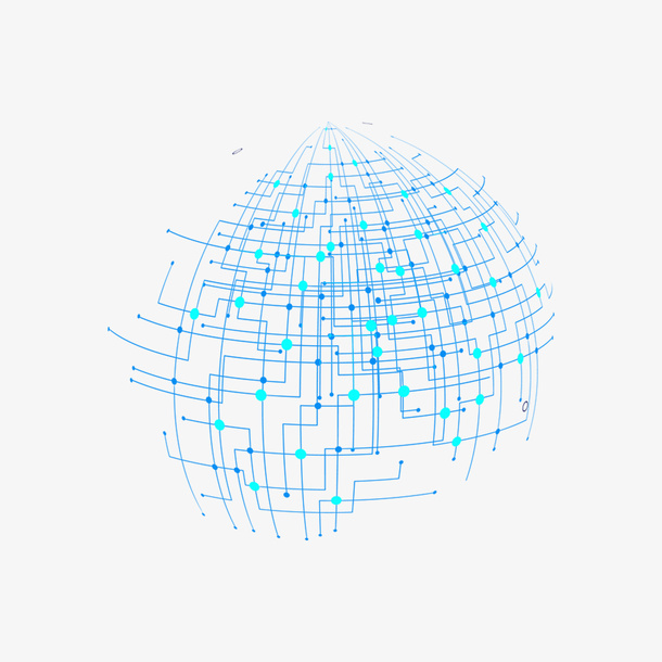 科技展会新品首发科技感地球免抠免抠