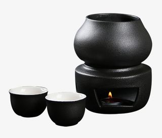 日式陶瓷温酒酒具免抠