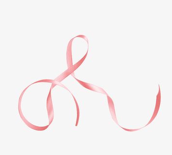 粉色彩带装饰图案免抠