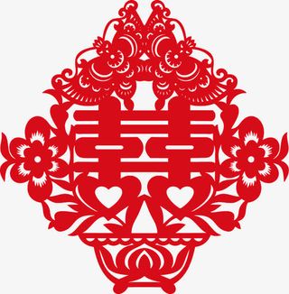 中国剪纸艺术免抠