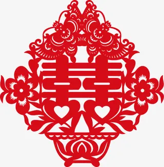 中国剪纸艺术免抠