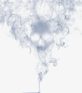 骷髅烟雾效果免抠