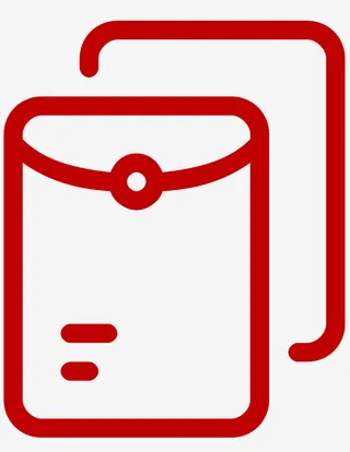 红包简约线条插画免抠