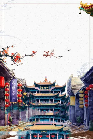 黄鹤楼武汉旅游旅行高清