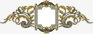 装饰花纹边框免抠