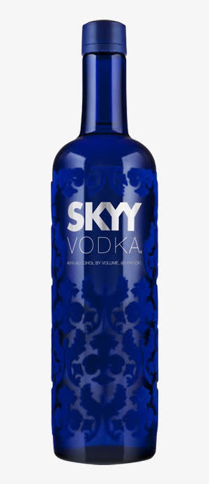 SKYYVodka深蓝伏特加酒免抠