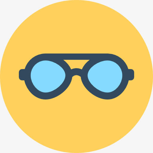 游泳眼镜图标免抠