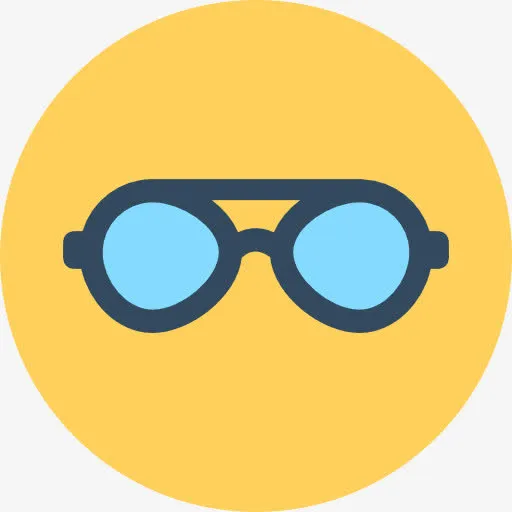 游泳眼镜图标免抠