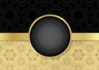 黑色欧式底纹海报背景矢量高清