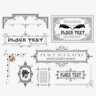 复古边框免抠