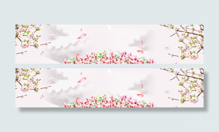 鲜花活动banne免抠