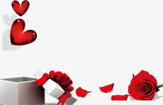 妇女节礼盒海报卡通促销素材免抠