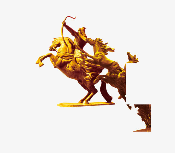 招聘海报骏马免抠