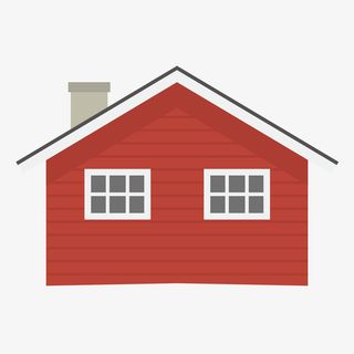 卡通矢量房子屋子免抠