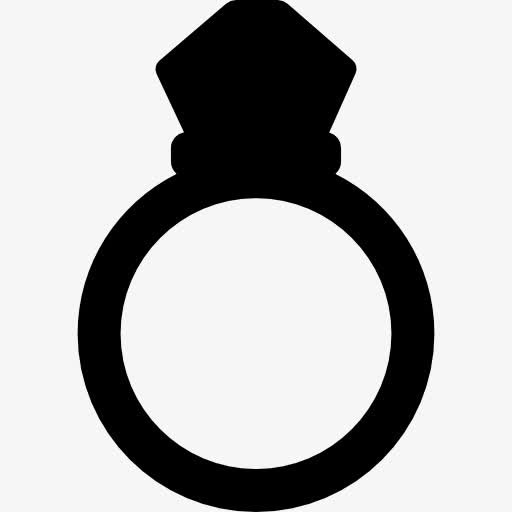 结婚戒指图标免抠