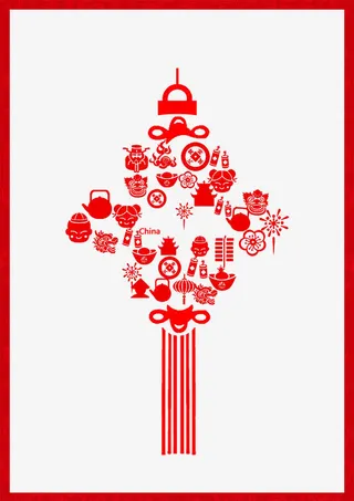 组合中国结免抠