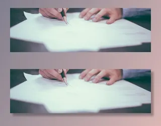 大气钢笔签字海报banner高清